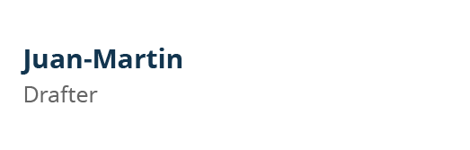 Juan-Martin Drafter