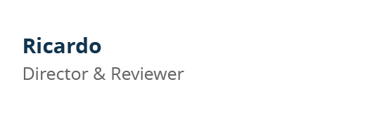 Ricardo Director & Reviewer